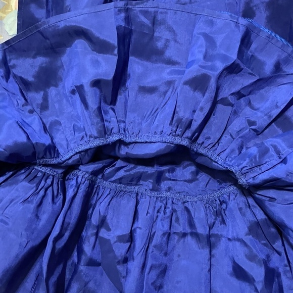 Tracy Reese- Blue & Orange Floral Print Dress - Picture 11 of 14